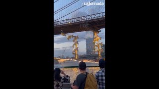 Thumbnail for Choca buque escuela ‘Cuauhtémoc’ contra Puente de Brooklyn en Nueva York