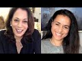 Kamala Harris and @Sarah Cooper Instagram Live