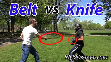 How do you make a belt whip?