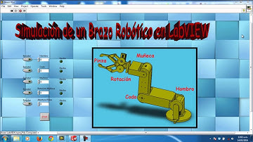 Simulación y control de un brazo robótico por medio de SolidWorks y LabVIEW