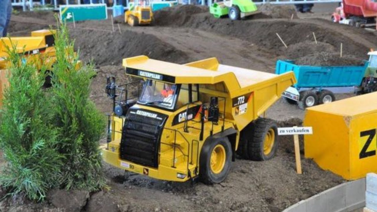 Rc Tractor|Rc Excavator in Action|Bridge Construction Vehicles|Bridge Building Truck Cars|SuperSunny