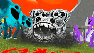 1000 Smiling Critters VS ZOONOMALY and Roblox innyume smiley's Poppy playtime chapter 3 in gmod