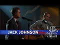 Jack Johnson and Stephen Colbert Perform 'Sleep Through the Static'