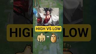 MUSASHI Plum Samura, high vs low graphics honor of kings
