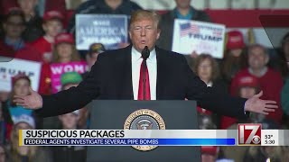 Trump calls suspicious packages 'attack on our democracy'