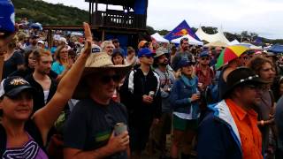 Ruby Jane and her crowd at Utopiafest