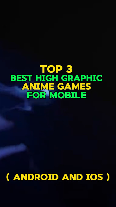 Top Best Realistic Anime Games For Mobile Android And iOS 😍|| #shorts