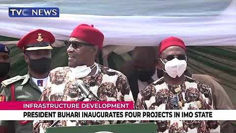 [Watch] Buhari Inaugurates Four Projects In Imo State