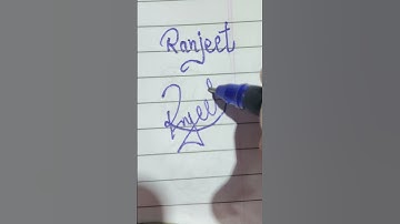 #ranjeet name signature#Ranjeet name style