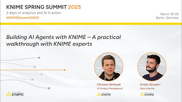 Building AI Agents with KNIME – A Practical Walkthrough with KNIME Experts