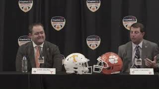 Swinney on Clemson's philosophy with transfer portal