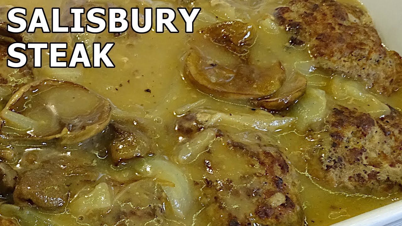 Salisbury Steak - duszone kotlety wołowe z gęstym sosem