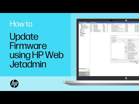 How to update firmware using HP Web Jetadmin (WJA)