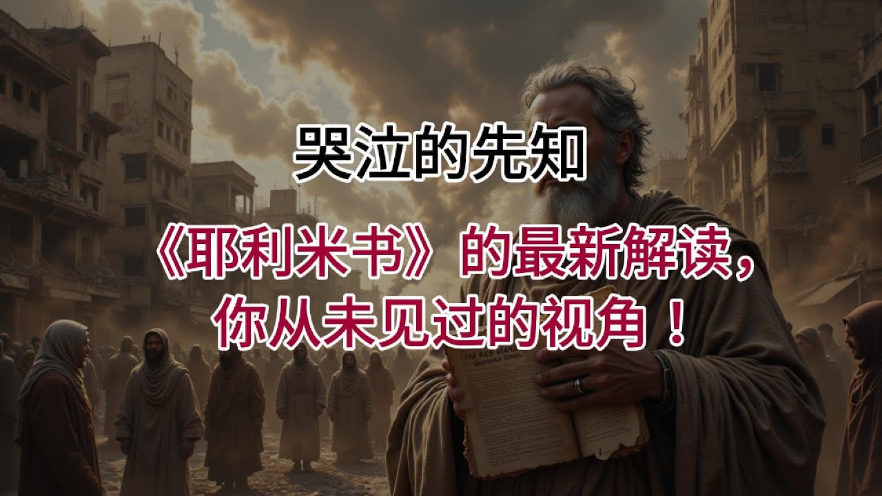 哭泣的先知  《耶利米书》的最新解读，你从未见过的视角！