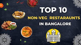 Career Overview Best non veg restaurants in Bangalore | Top 10 restaurants Bangalore
