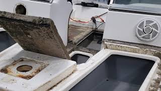 Remove carpet glue from boat deck