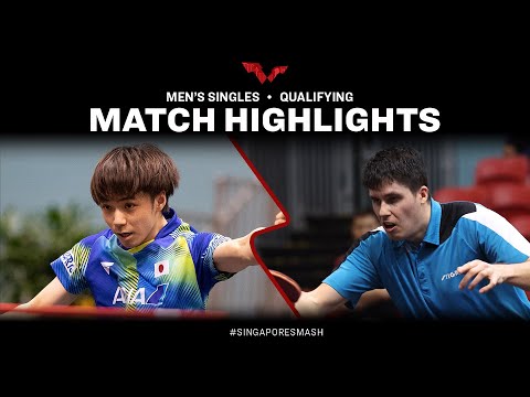 Benedek Olah vs Yuto Kizukuri | MS Qual | Singapore Smash 2023