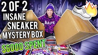 Unboxing a $6000 INSANE SNEAKER Mystery Box! (2 OF 2)