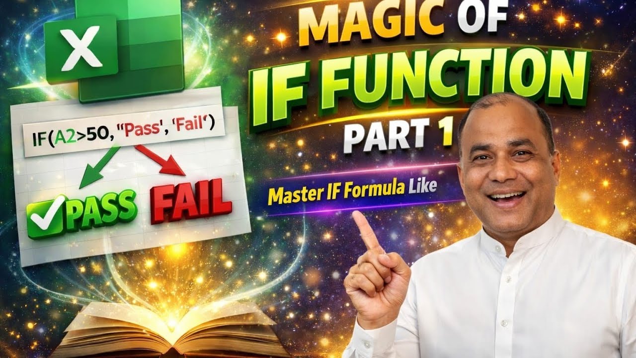 How To Use if Function in Excel Sheet | If Function In Excel in Hindi ...