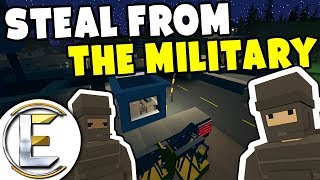 STEAL FROM THE MILITARY - Unturned Serious Roleplay (Stealth Mission To Steal Weapons) screenshot 3