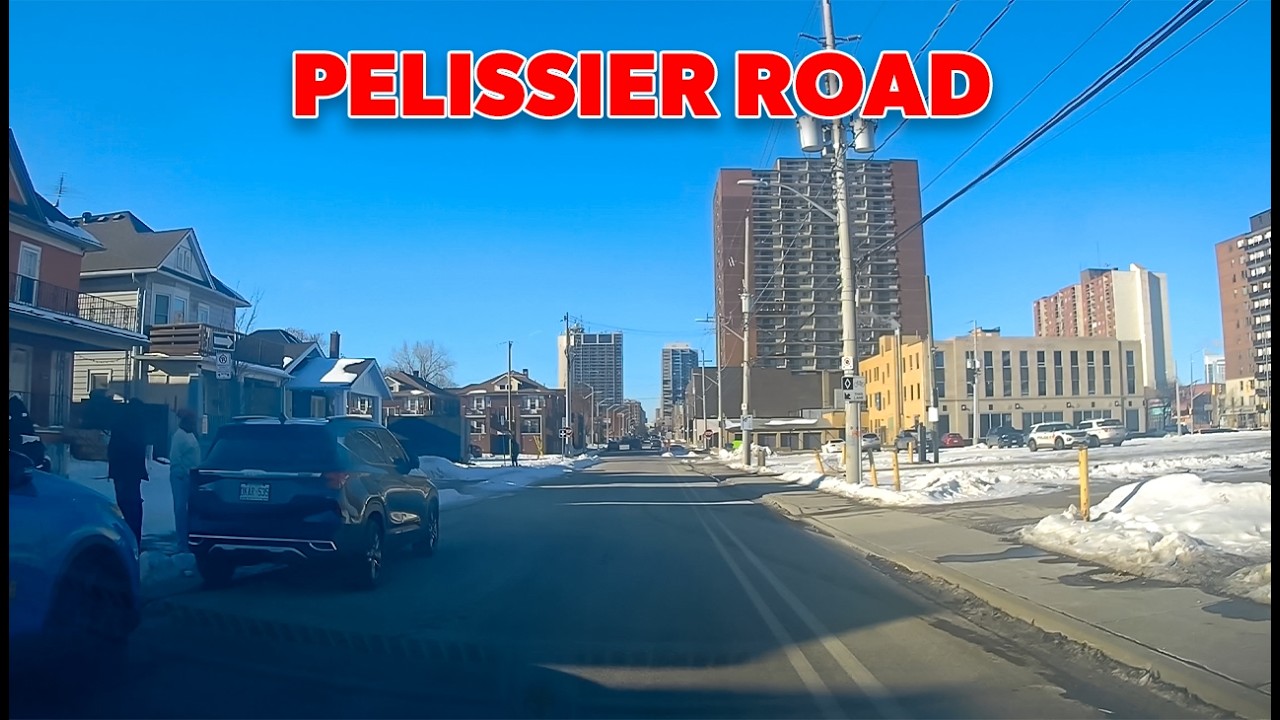 Windsor Downtown Neighbourhoods 2026 | Driving Tour – Ouellette, Wyandotte, Pelissier and more