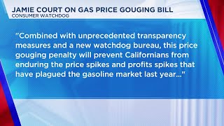 Consumer Watchdog's Jamie Court talks electricity bill changes, gas price gouging