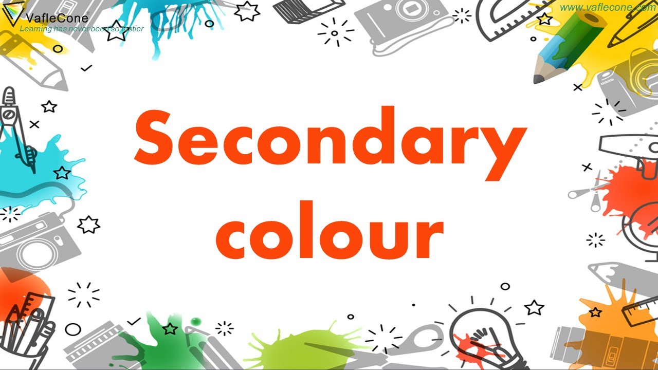 Secondary Colours l Colours for kids l learn about colours l