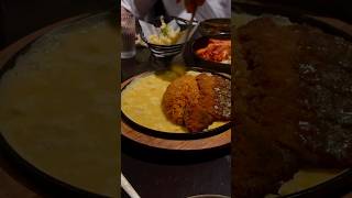 Kimchi Fried Rice with Chicken Katsu &amp; egg at Sam Sunny NYC ✨