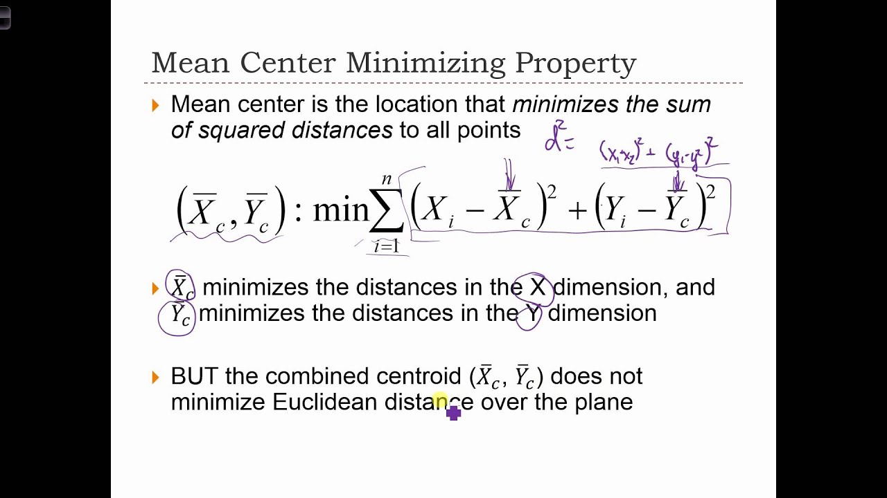 ⁣GEOG 3020 Lecture 06-4 - Descriptive Spatial Statistics I