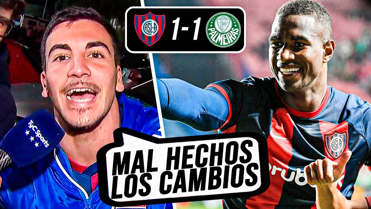 LA CALENTURA DE LOS HINCHAS 🔥 SAN LORENZO 1 PALMEIRAS 1 - RESUMEN PASO ...