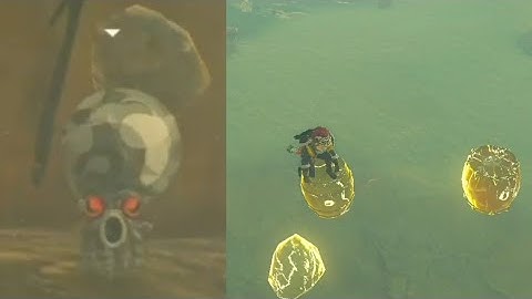 Creating floating platforms with an octorok