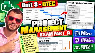 Full demo PART A (Gantt/PID) May 2026 - UNIT 3 Planning and Management of Computing Projects Part A