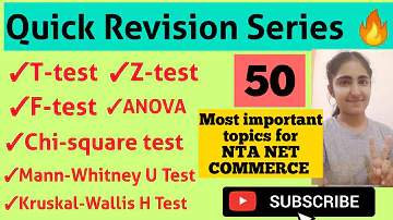 T test, Z test, F test, Chi-square test, ANOVA, Mann-Whitney U Test, H test By: Navneet Kaur 🙂