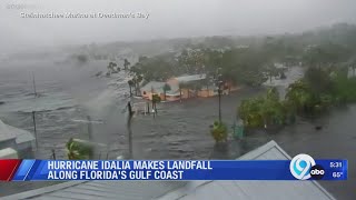Hurricane Idalia makes landfall along Florida's Gulf Coast