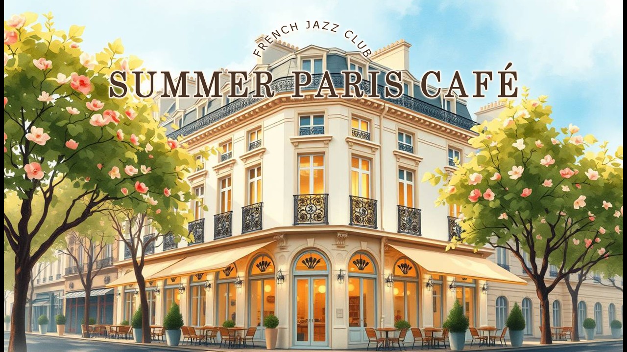 French Jazz Club – Happy Summer Paris Café Music ☀️ | Cheerful Morning Vibes