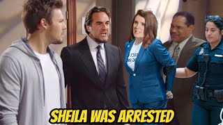 Sheila was arrested The Bold and the Beautiful Spoilers