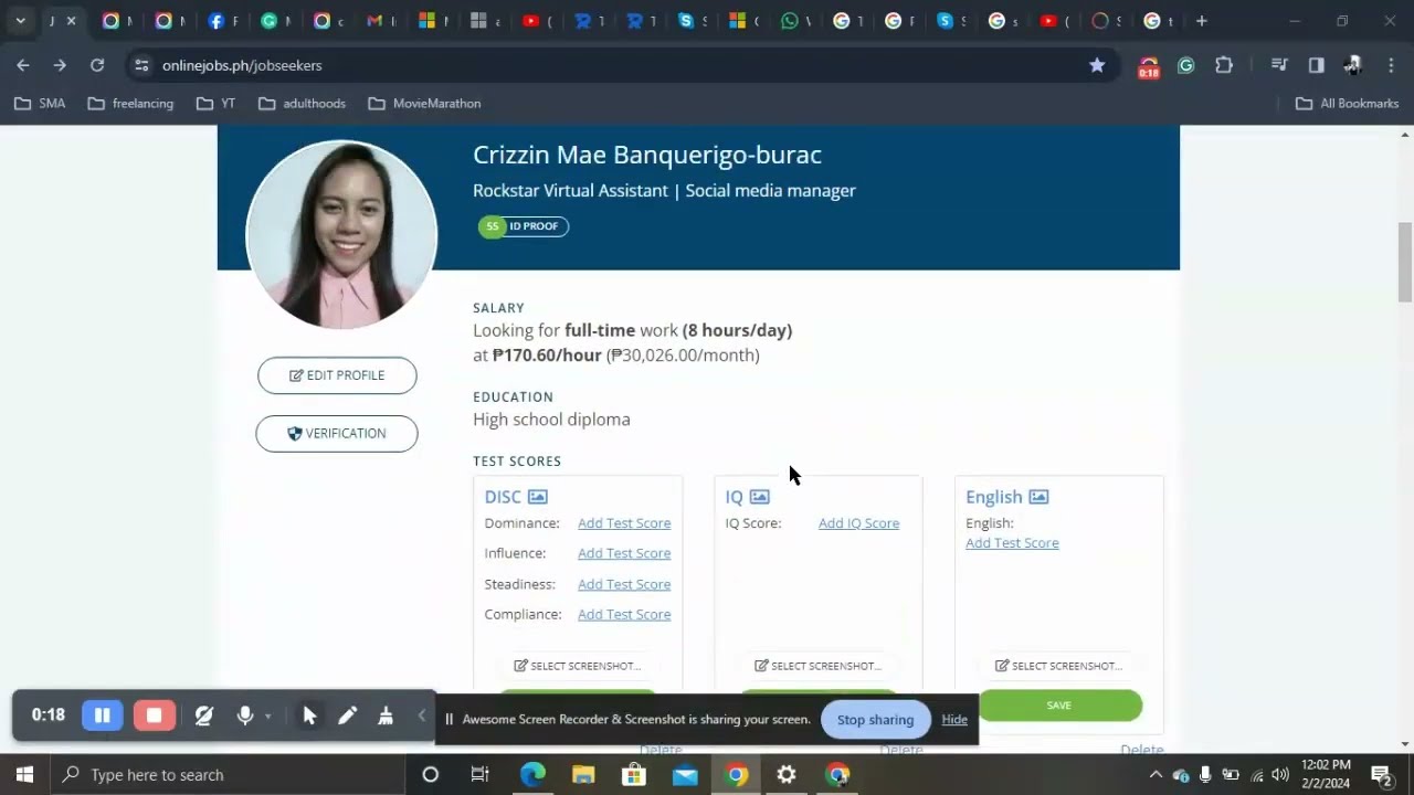 IQ Test onlinejobs ph