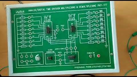 JNTUA ACS LAB Time Division Multiplexing TDM Modulation & Demodulation