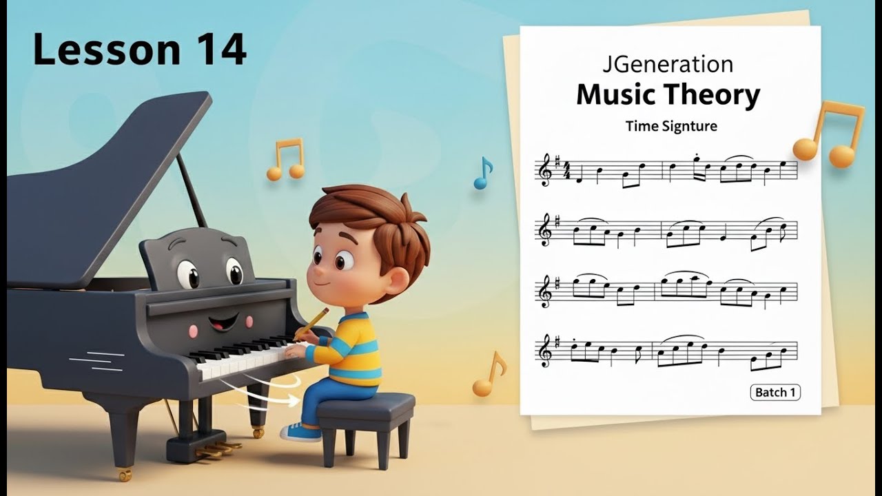 Batch 1 Music Theory Lesson 14 Time Signature | Understanding Rhythm ...