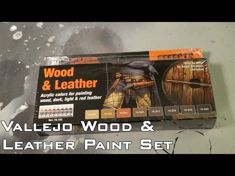 Unboxing - Vallejo Wood & Leather Paint Set 