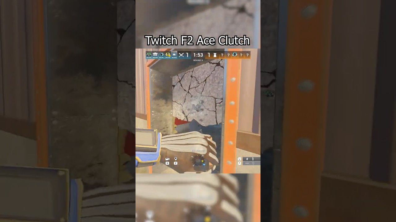 Twitch F2 Ace Clutch #r6 #r6siege #rainbowsix #rainbowsixsiege #champion #godly #fyp
