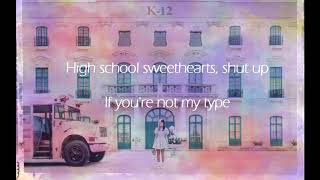 Melanie Martinez - High School Sweethearts (Lyrics)
K-12 available now: http://melanie.lnk.to/K-12ID
See Melanie on tour: https://melanie.lnk.to/TourID
Subscribe for more official content from Melanie Martinez:
https://melanie.lnk.to/MMsubscribe
Follow Melanie Martinez
https://facebook.com/melaniemartinezm...
https://twitter.com/melanielbbh
https://instagram.com/littlebodybigheart
https://soundcloud.com/melaniemartine...
http://melaniemartinezmusic.com Melanie Martinez - High School Sweethearts (Lyrics)