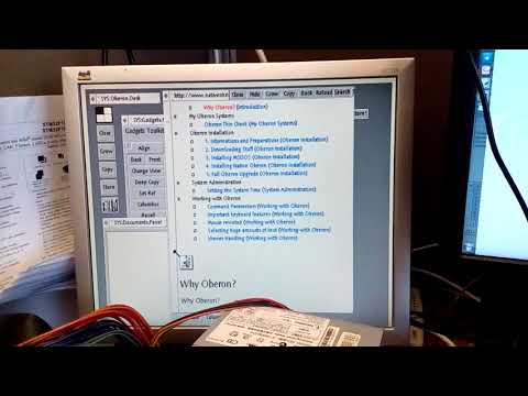 Native Oberon TCP/IP networking Example