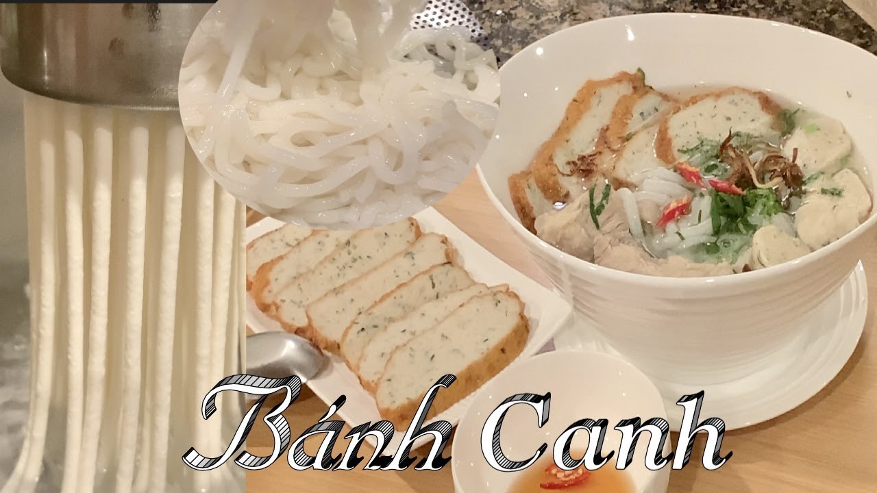 Cách Làm Sợi Bánh Canh Tươi Dai Mềm Dể Làm Bằng Đồ Ép - Cách Nấu Bánh Canh Chả Cá Ăn Là Ghiền