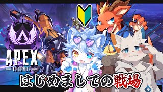 【APEX】はじめましてからの戦場【ケモノVtuber】