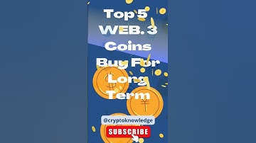 Top 5 Web.3 Coins for Long Term #shorts #shortsfeed #crypto #web3