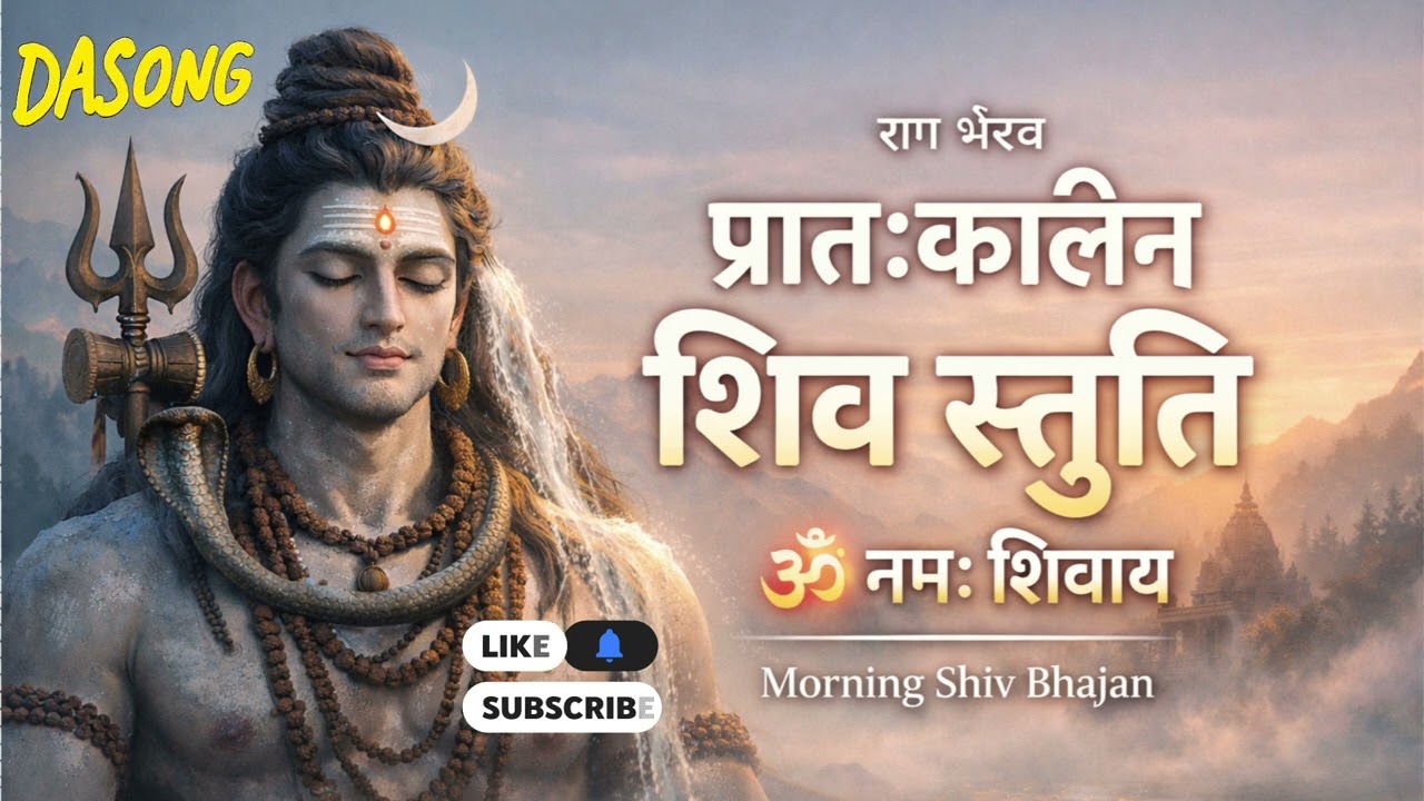 प्रातः काल शिव वंदना | Raag Bhairav Shiv Bhajan | ॐ नमः शिवाय | Morning Peaceful Chants