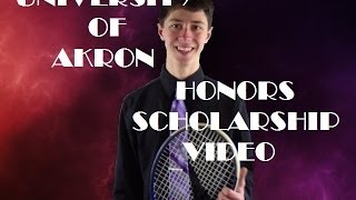 Akron Honors College Video - Ryan Lingerak
