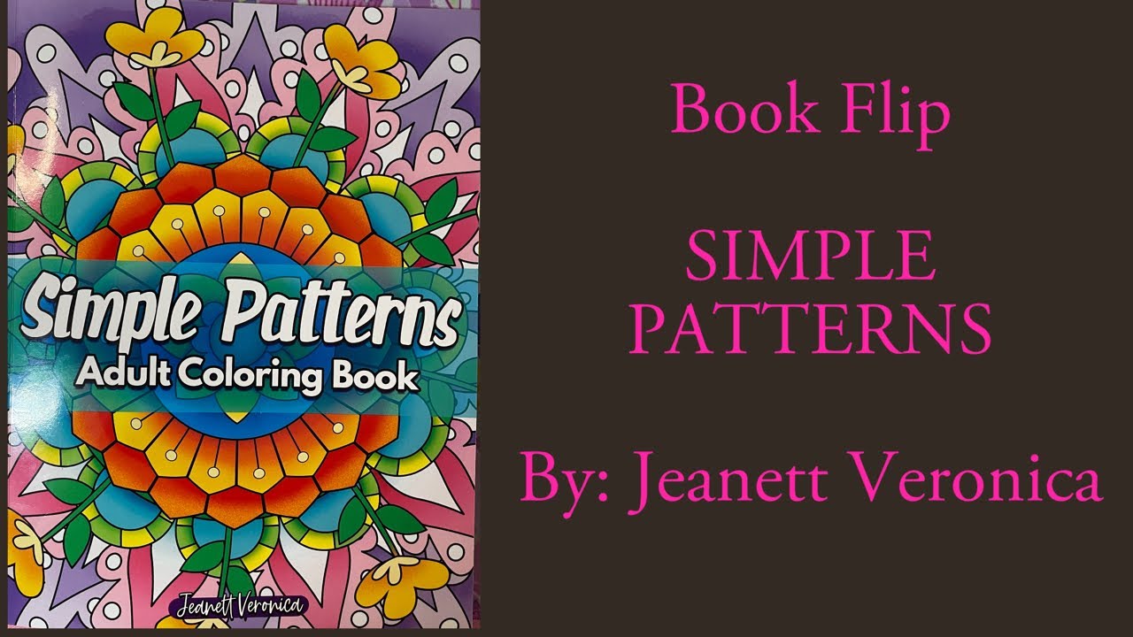 Book Flip. Simple Patterns. By Jeanett Veronica - YouTube