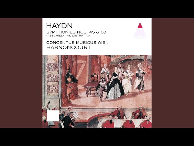 N. Harnoncourt - Symphony No. 45 fis-moll, Hob. I 45 IV. Final